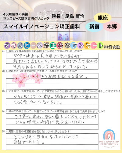 患者様アンケート