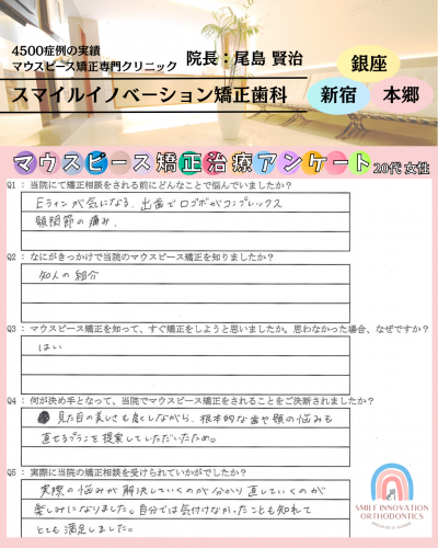 マウスピース矯正治療をスタートした理由についてのアンケート270